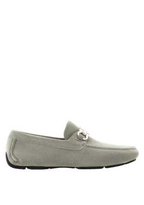 Ferragamo Suede Driver with Gancini Ornament