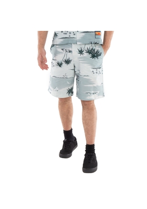 Maison Kitsune Seafoam Graphic Board Shorts