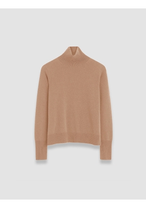 Light Pure Cashmere High Neck Jumper - XS