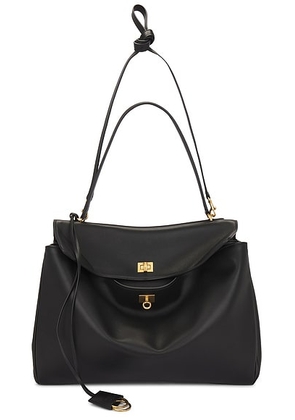 Balenciaga Rodeo Top Handle Bag in Black - Black. Size all.