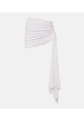 Christopher Esber Cutout ruched miniskirt