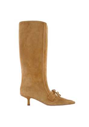 Burberry Knee-High Suede Storm Boots