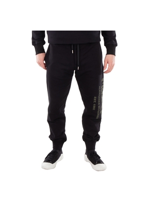 Alexander Mcqueen Graffiti Cotton Joggers