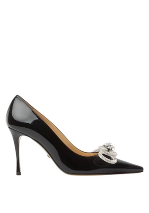 Mach & Mach Double Bow 95 Leather Pumps