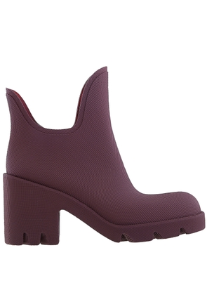 Burberry Water-Resistant Pebbled Rubber Boots