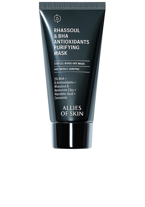 Allies of Skin Rhassoul & BHA Antioxidants Purifying Mask in N/A - Beauty: NA. Size all.