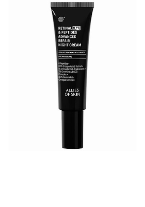 Allies of Skin 0.1% Retinal & Peptides Advanced Repair Night Cream in N/A - Beauty: NA. Size all.
