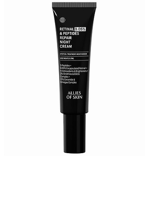 Allies of Skin 0.05% Retinal & Peptides Advanced Repair Night Cream in N/A - Beauty: NA. Size all.