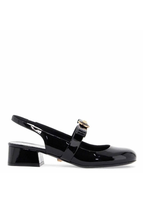 Versace Gianni Ribbon Patent 35 mmSlingback Pumps