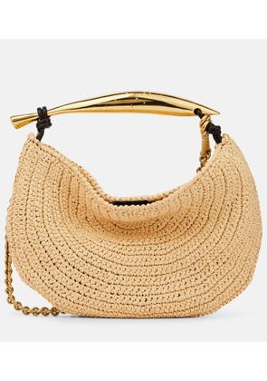 Bottega Veneta Sardine Chain raffia-effect tote bag