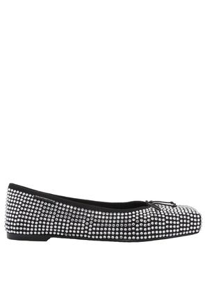 T by Alexander Wang Billie Crystal-Embellished Ballet Flats