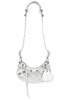Balenciaga Le Cagole XS Shoulder Bag in Silver - Metallic Silver. Size all.