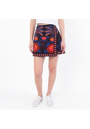 Farm Rio Living Bloom Mini Skirt
