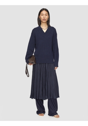 Linen Blend Knit Jumper - XXS