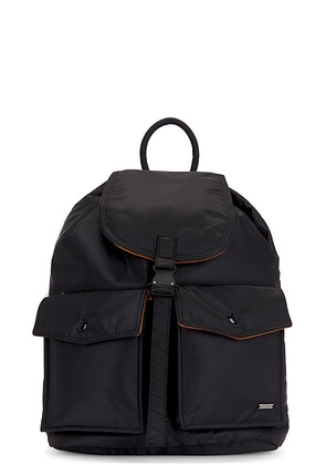 ALPHA INDUSTRIES Nylon Backpack in Black - Black. Size all.