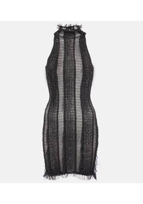 Roberta Einer Angel tulle-trimmed minidress