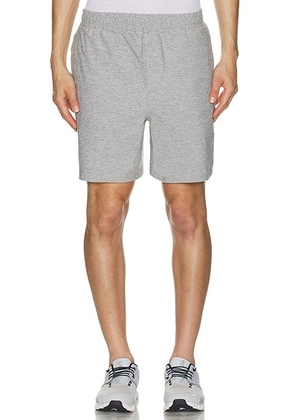 Beyond Yoga Take It Easy Short in Silver Mist - Grey. Size M (also in S, XL/1X).