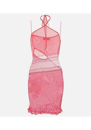 Roberta Einer Natalie knitted cotton minidress