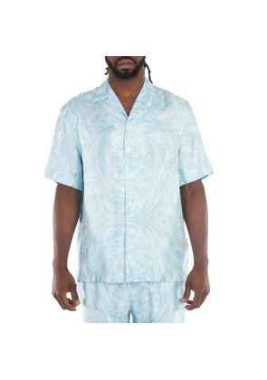 Versace Barocco Print Silk Shirt