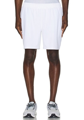 Beyond Yoga Pivotal Performance Lined Short in True White - White. Size M (also in XL/1X).