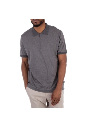 Hugo Boss Short-Sleeved Zip-Placket Polo Shirt