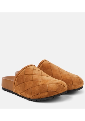 Bottega Veneta Reggie Intrecciato suede mules