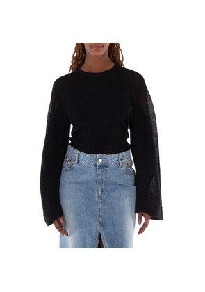 Stella Mccartney Lightweight Plisse Knit Jumper