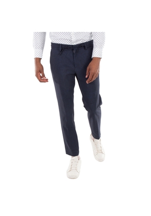 Hugo Boss Micro-Patterned Slim-Fit Trousers