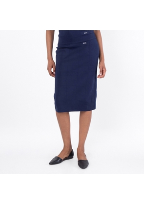 Stella Mccartney Technical Knit Striped Midi Skirt