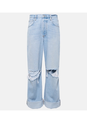 Citizens of Humanity Ayla distressed mid-rise wide-leg jeans