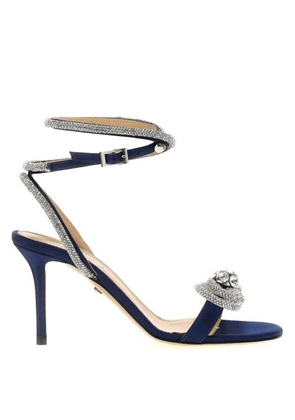 Mach & Mach Crystal Double Bow Sandals