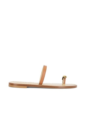 Amanu The Kibera Sandal in Cognac - Cognac. Size 10 (also in 11).