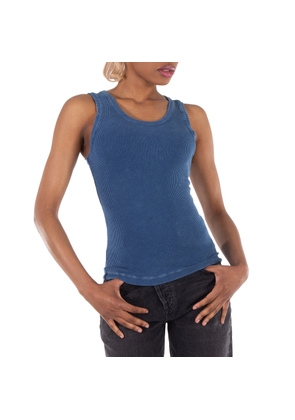 Agolde Ladies Indigo Poppy Ribbed Jersey Tank
