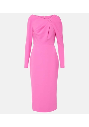 Safiyaa Maha crepe midi dress