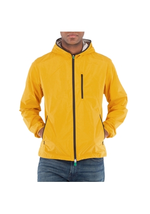 Save The Duck Curry Yellow David Hooded Rain Jacket