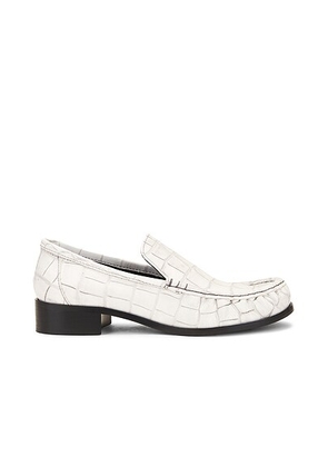 Acne Studios Babi Due Gemini Loafet in Off White - White. Size 36 (also in ).
