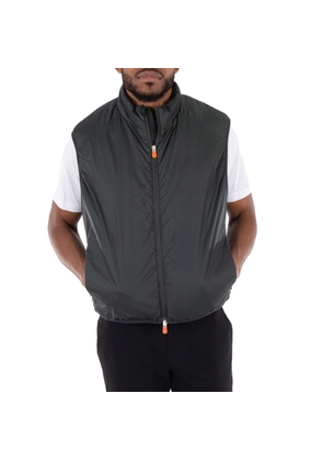 Save The Duck Green Stelis Zip Up Vest