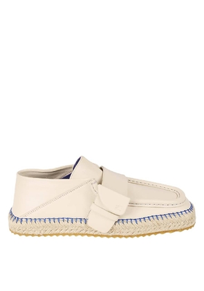Burberry Leather Deck Espadrilles