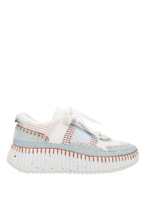 Chloe Nama Hand-Stitched Mesh Upper Sneakers