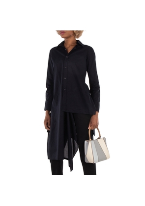 Yohji Yamamoto Asymmetric Long Blouse