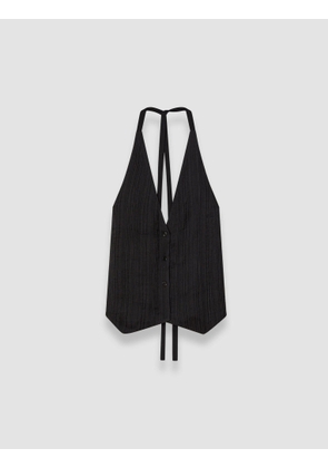 Suez Pleat Jacquard Tie Waistcoat - 34