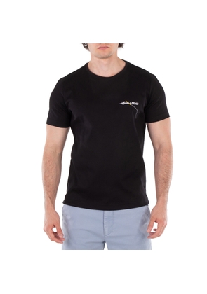 Fendi Embroidered Logo Crew Neck T-Shirt