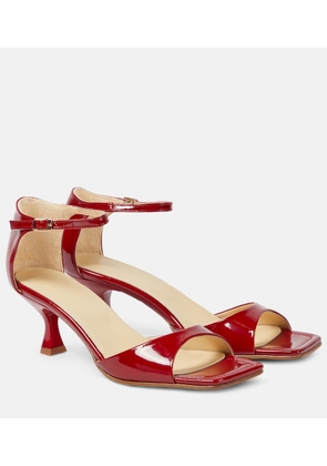 Souliers Martinez Kika patent leather sandals