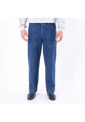 Maison Kitsune Profile Fox Embroidered Workwear Jeans