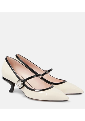 Roger Vivier Virgule 55 patent leather Mary Jane pumps