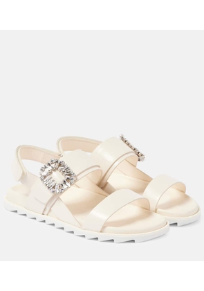 Roger Vivier Slidy Viv' embellished leather sandals
