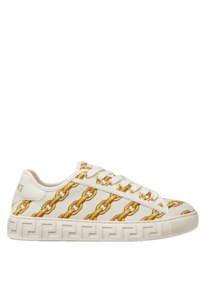Versace Chain Stripes Greca Sneakers