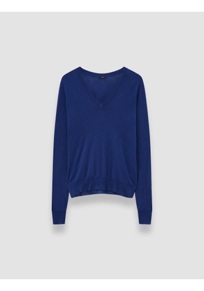 Cashair V Neck Jumper - S