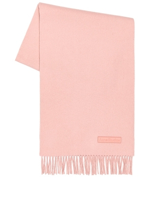 Acne Studios Vesta Scarf in Pink - Pink. Size all.