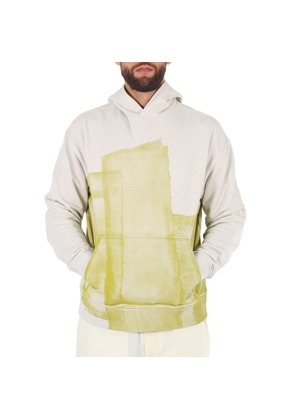 A Cold Wall Mens Bone Cotton Collage Hoodie